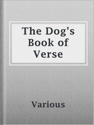 cover image of The Dog's Book of Verse
